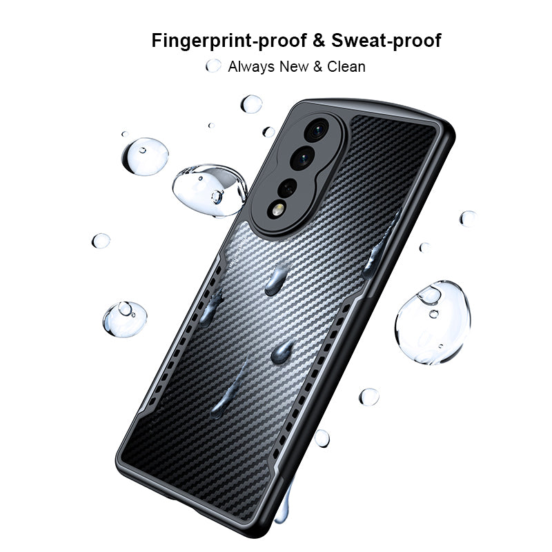 XUNDD For Honor 80 Pro 5G Slim TPU Protective Phone Case Carbon Fiber Texture Drop-proof Cell Phone Back Cover XUNDD For Honor 80 Pro 5G Slim TPU Protective Phone Case Carbon Fiber Texture Drop-proof Cell Phone Back Cover